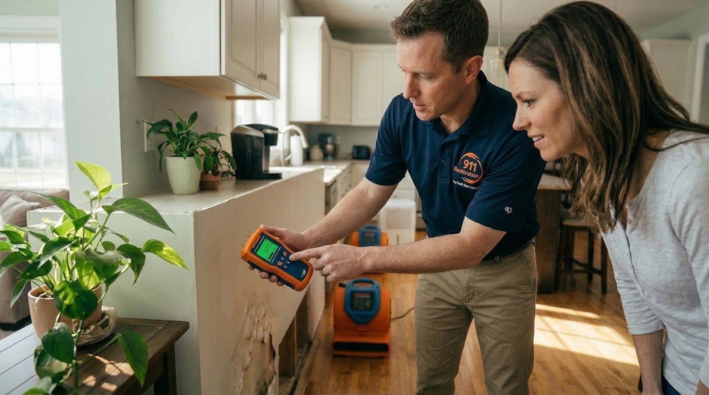 water damage restoration work by 911 Restoration of Central Arkansas in Conway, AR (photo 5 of 5)
