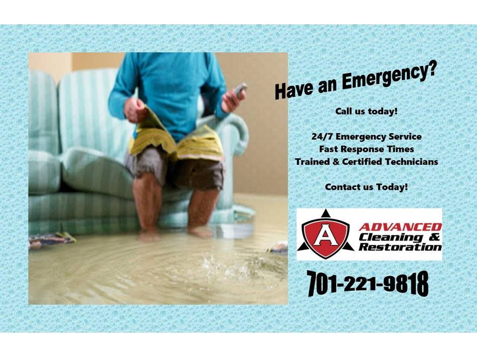 restoration work by Advanced Cleaning in Bismarck, ND (photo 2 of 2)