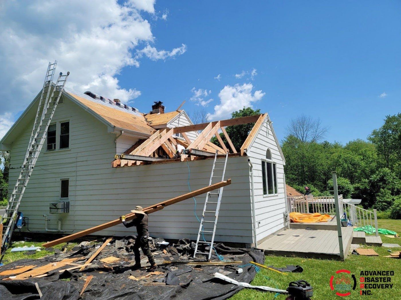 restoration work by Advanced Disaster Recovery Inc. in New Hampton, NY (photo 3 of 5)