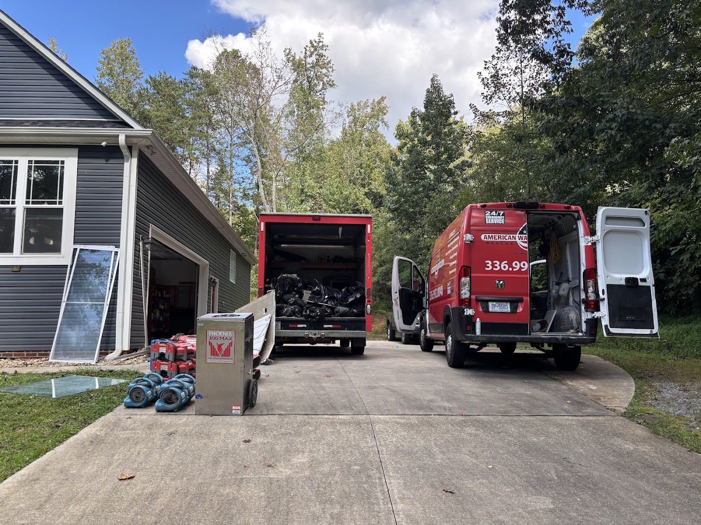water damage restoration work by American Water Damage Triad, LLC in Greensboro, NC (photo 5 of 5)