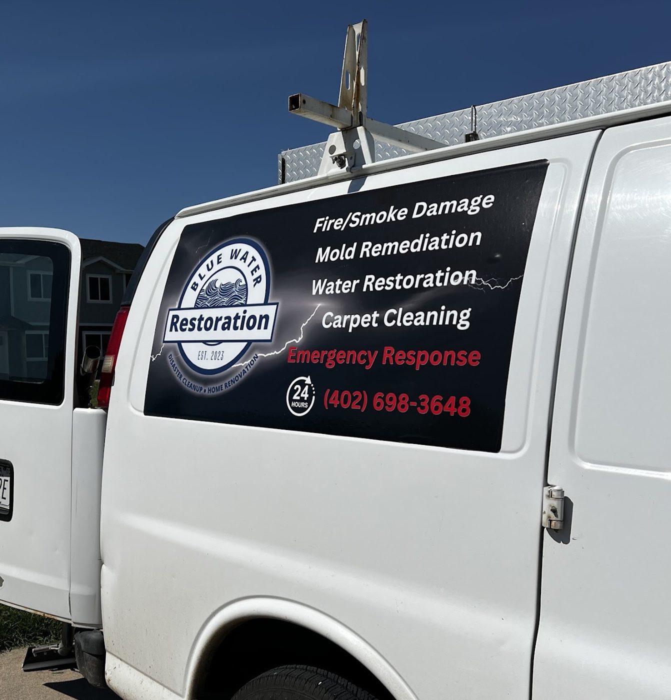 water damage restoration work by Blue Water Restoration in Aurora, NE (photo 5 of 5)