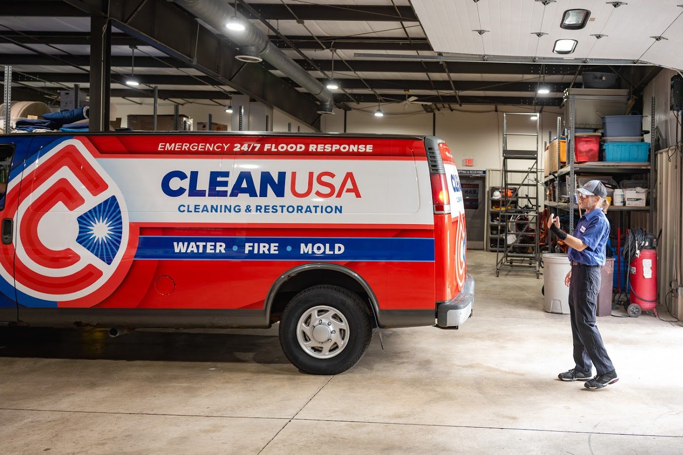 water damage restoration work by Clean USA Water Mold & Fire Restoration in Sycamore, IL (photo 5 of 5)