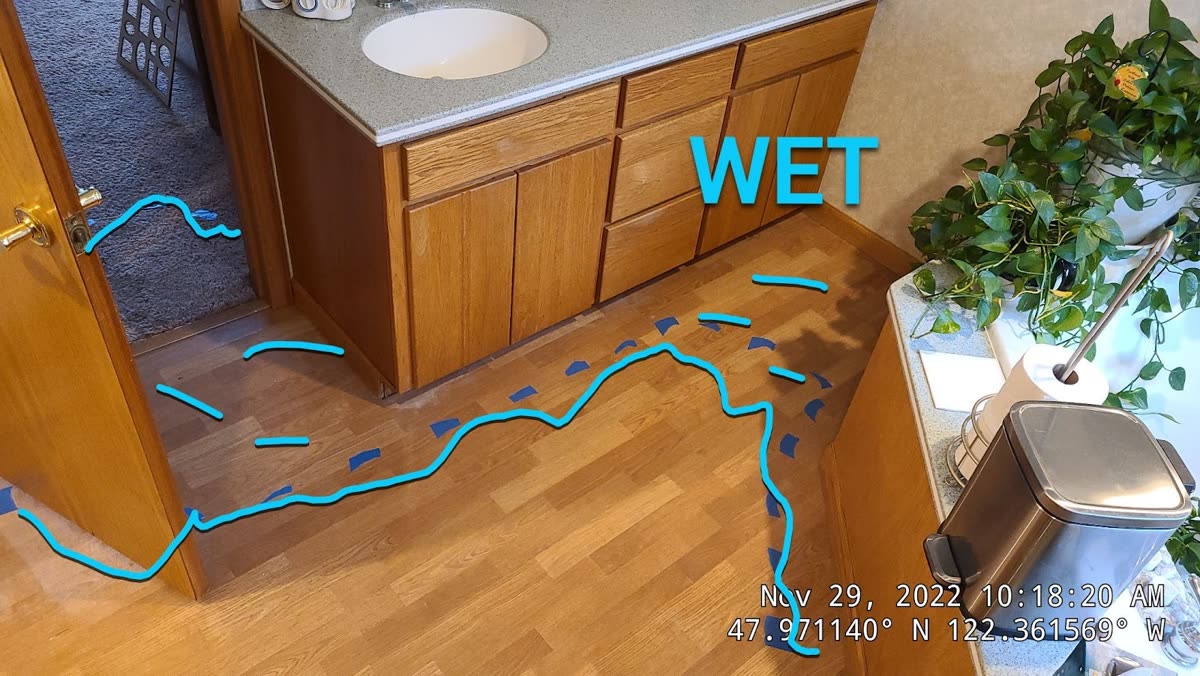 water damage restoration work by Cleaner Guys in Mount Vernon, WA (photo 6 of 7)