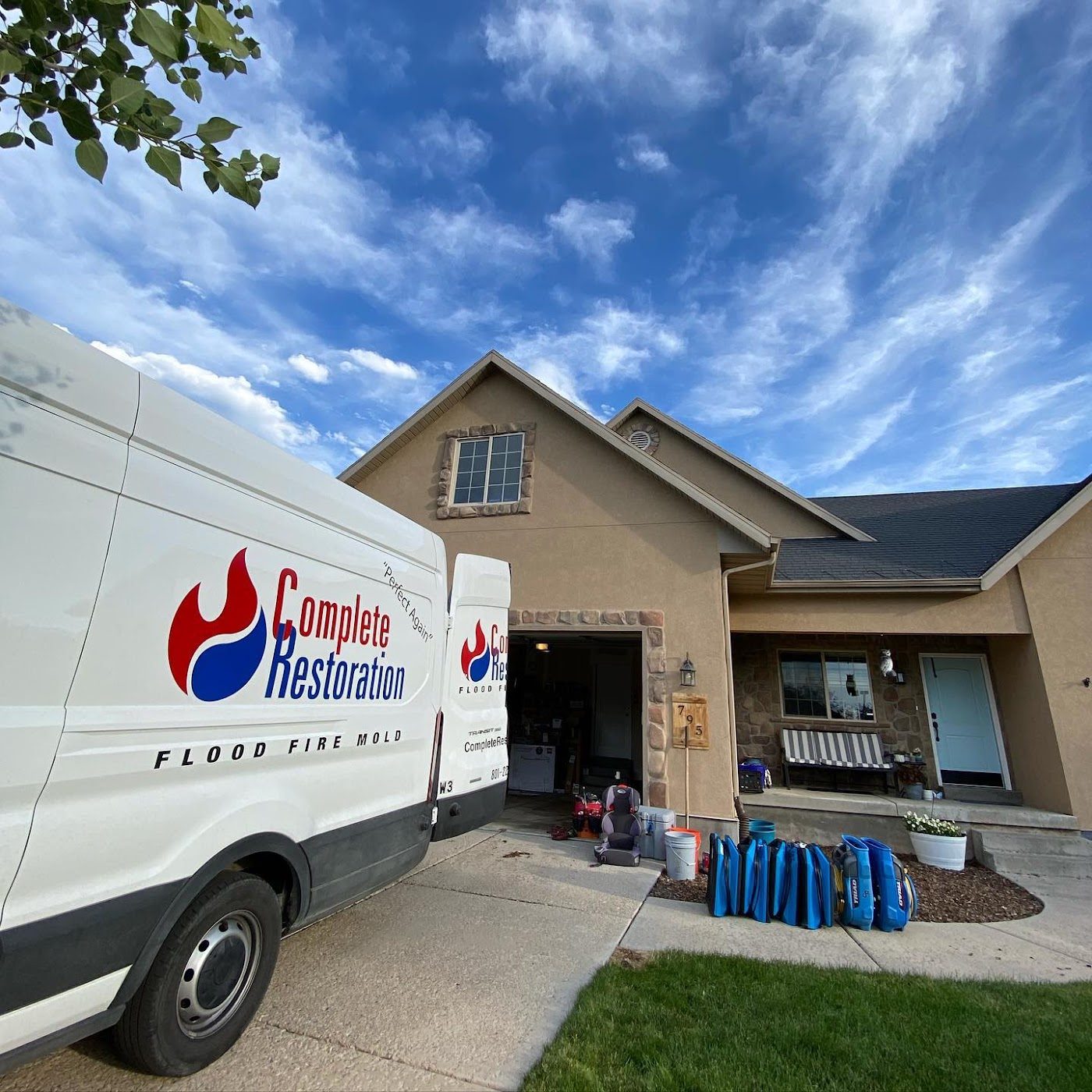 water damage restoration work by Complete Restoration in Lindon, UT (photo 5 of 5)
