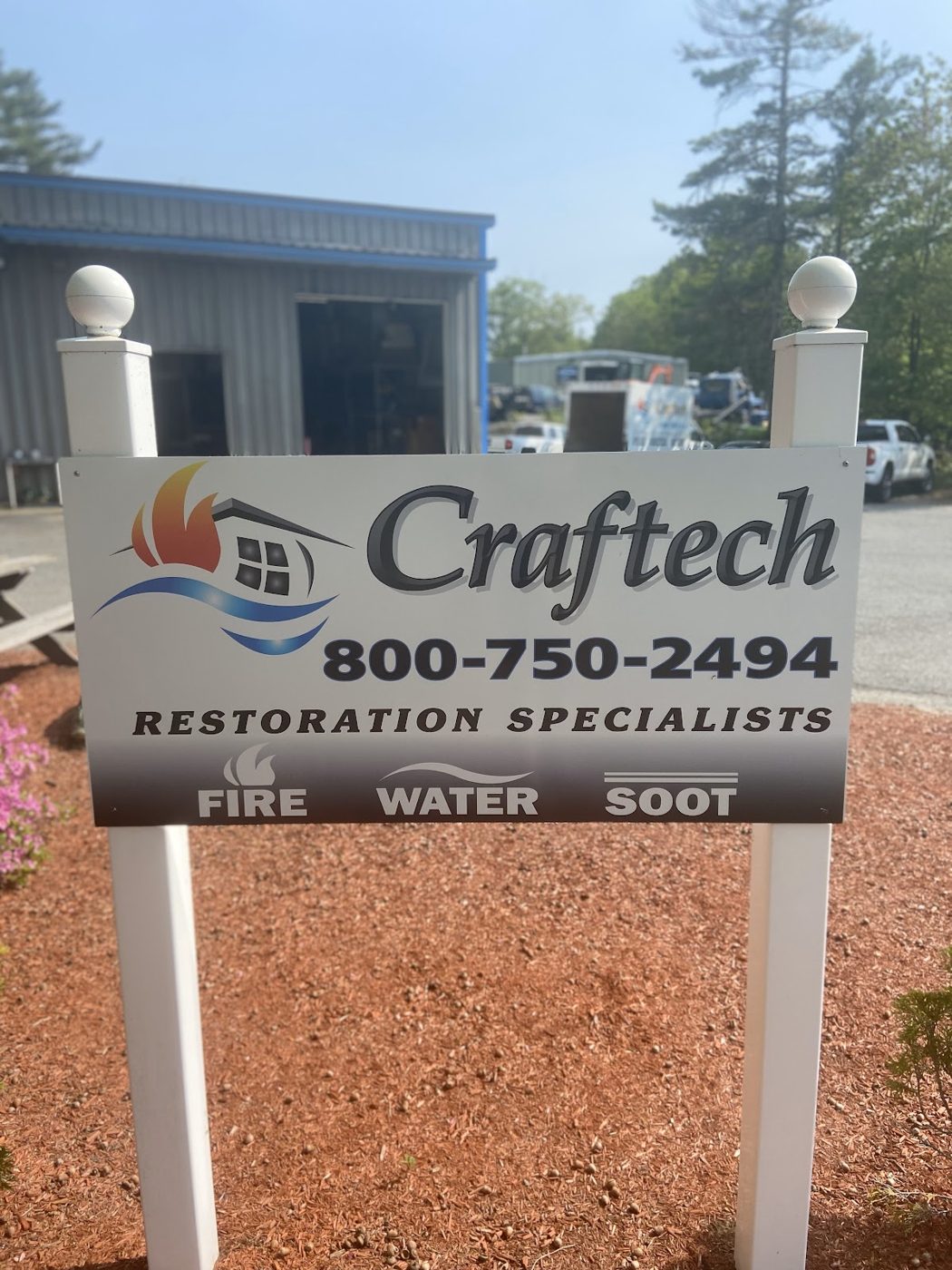 water damage restoration work by Craftech Restoration in Upton, MA (photo 5 of 5)