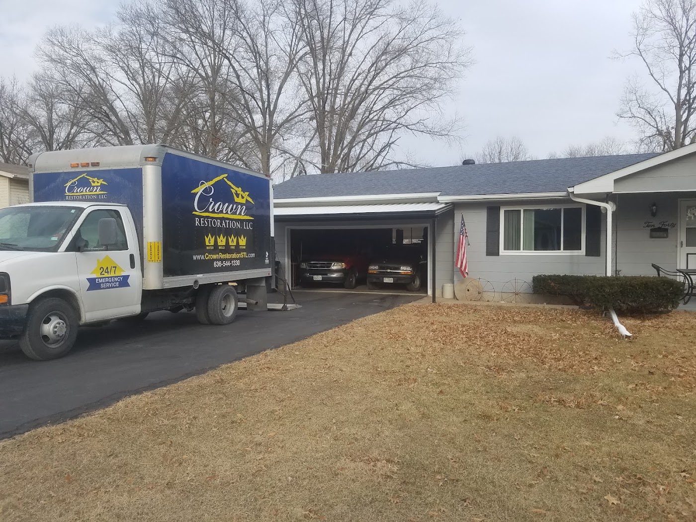 restoration work by Crown Restoration LLC. in Dardenne Prairie, MO (photo 4 of 5)