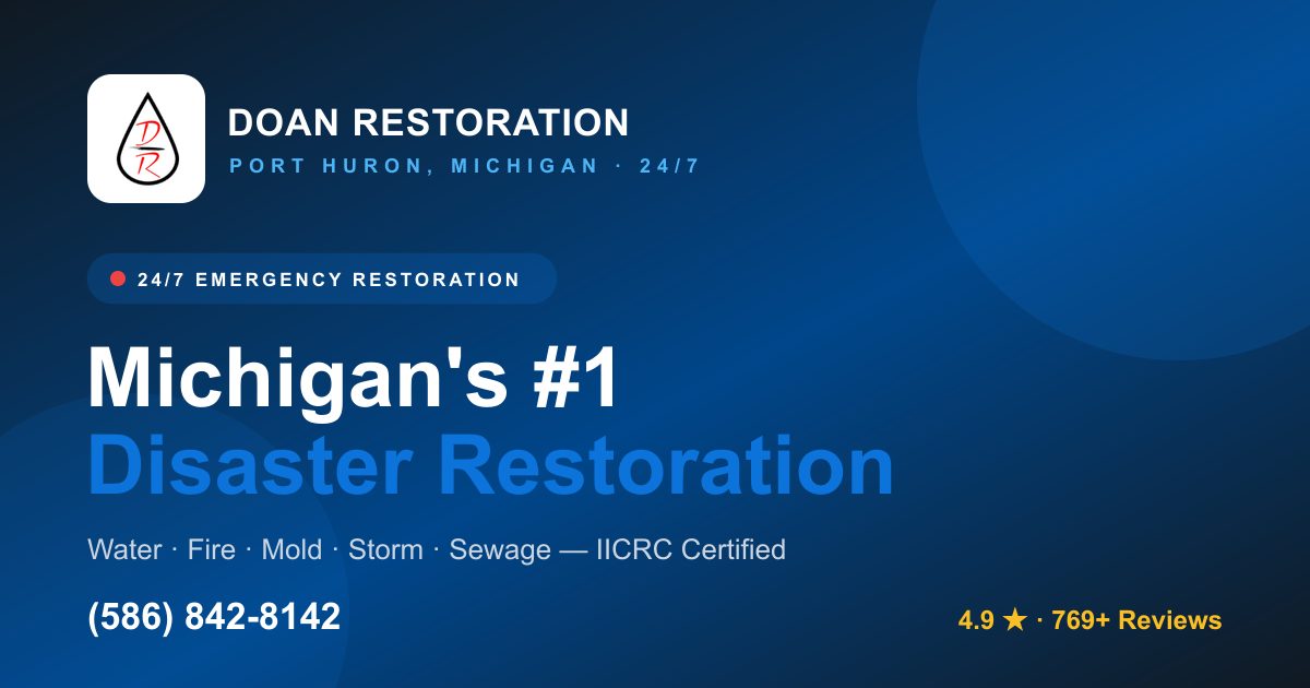 Doan Restoration of Michigan — restoration services in Port Huron, MI
