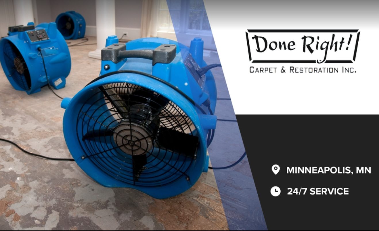 restoration work by Done Right Carpet & Restoration Inc. in Spring Lake Park, MN (photo 2 of 5)