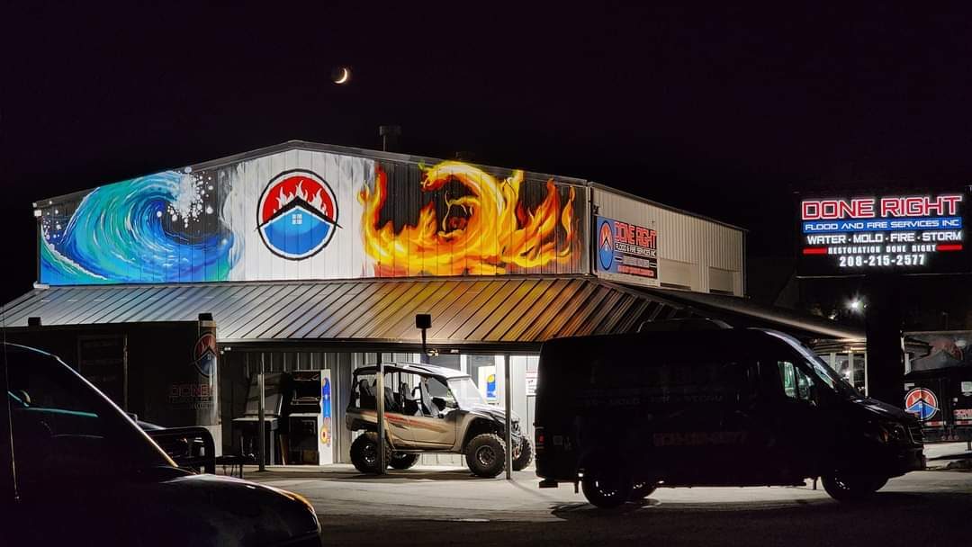 restoration work by Done Right Flood & Fire Services Inc. in Garden City, ID (photo 4 of 5)