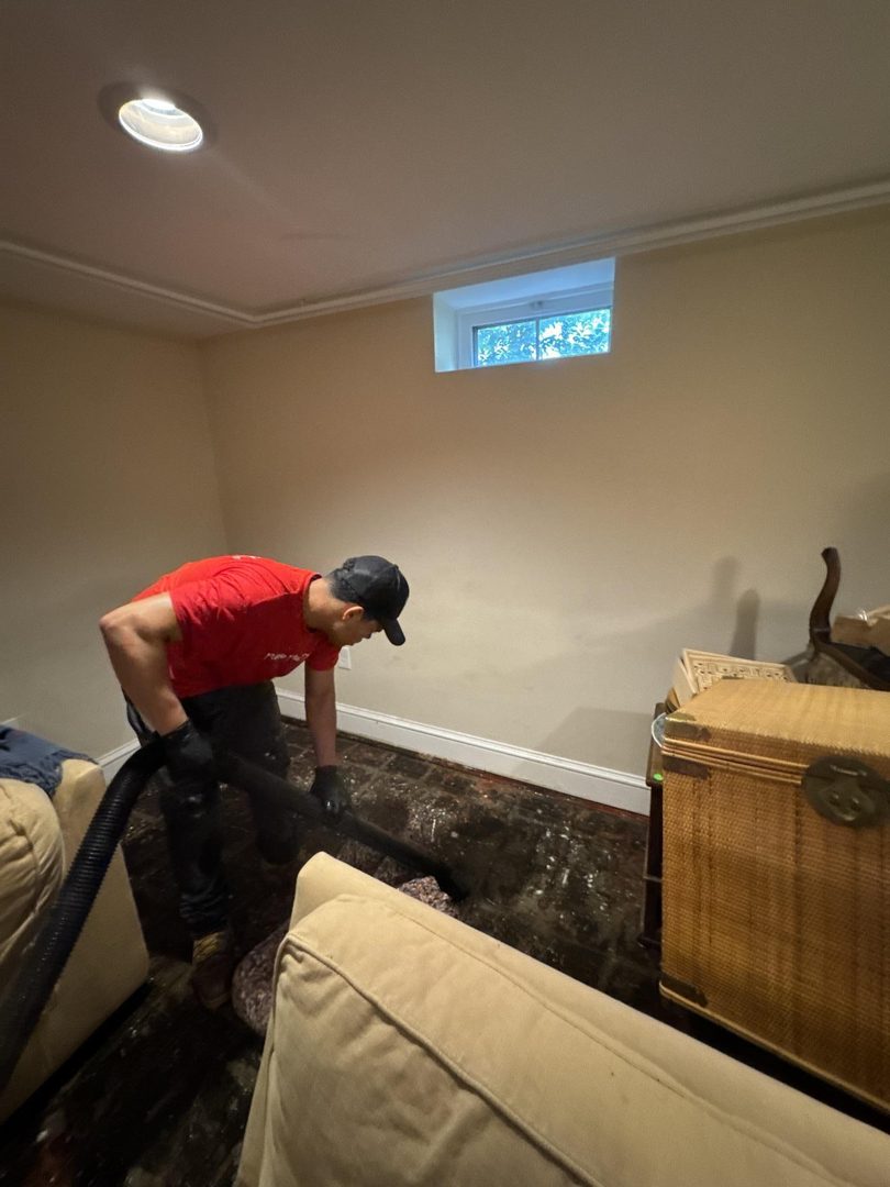 water damage restoration work by Flood Fire Pro in Franklin, MA (photo 7 of 8)