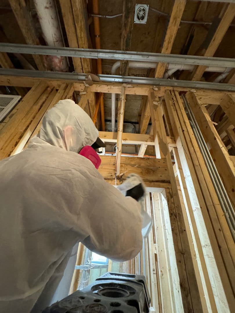 water damage restoration work by GoDry Chicago in Northfield, IL (photo 8 of 8)