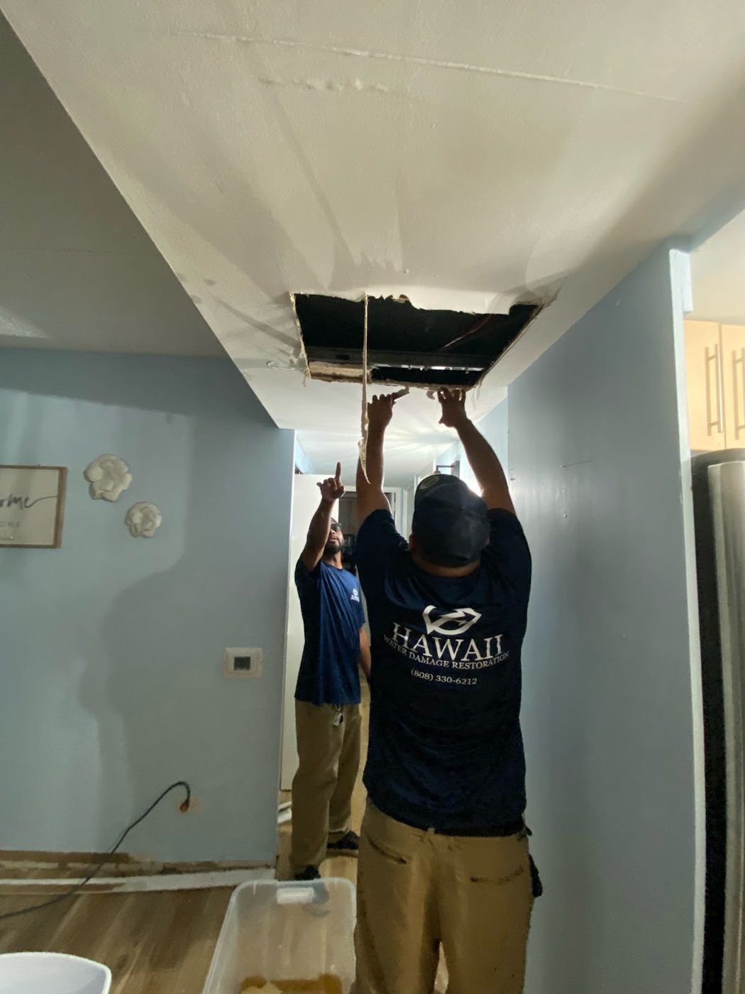 restoration work by Hawaii Water Damage Restoration in Waipahu, HI (photo 4 of 5)