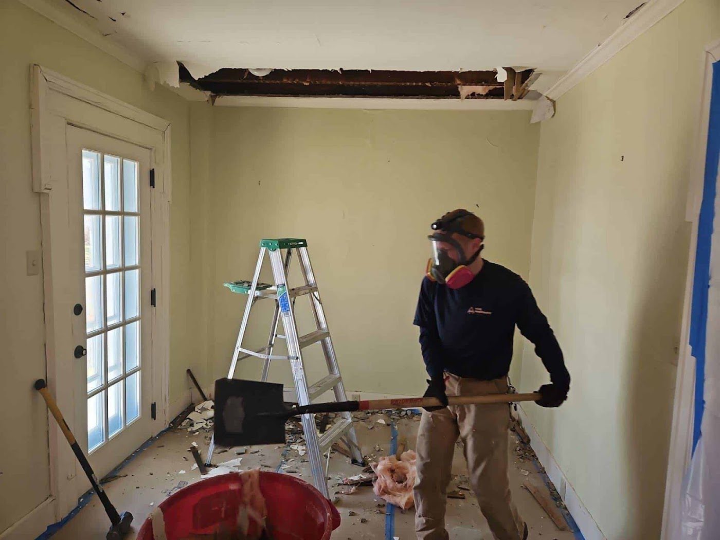 water damage restoration work by Home Maintenance Associates Inc. in Londonderry, VT (photo 5 of 5)