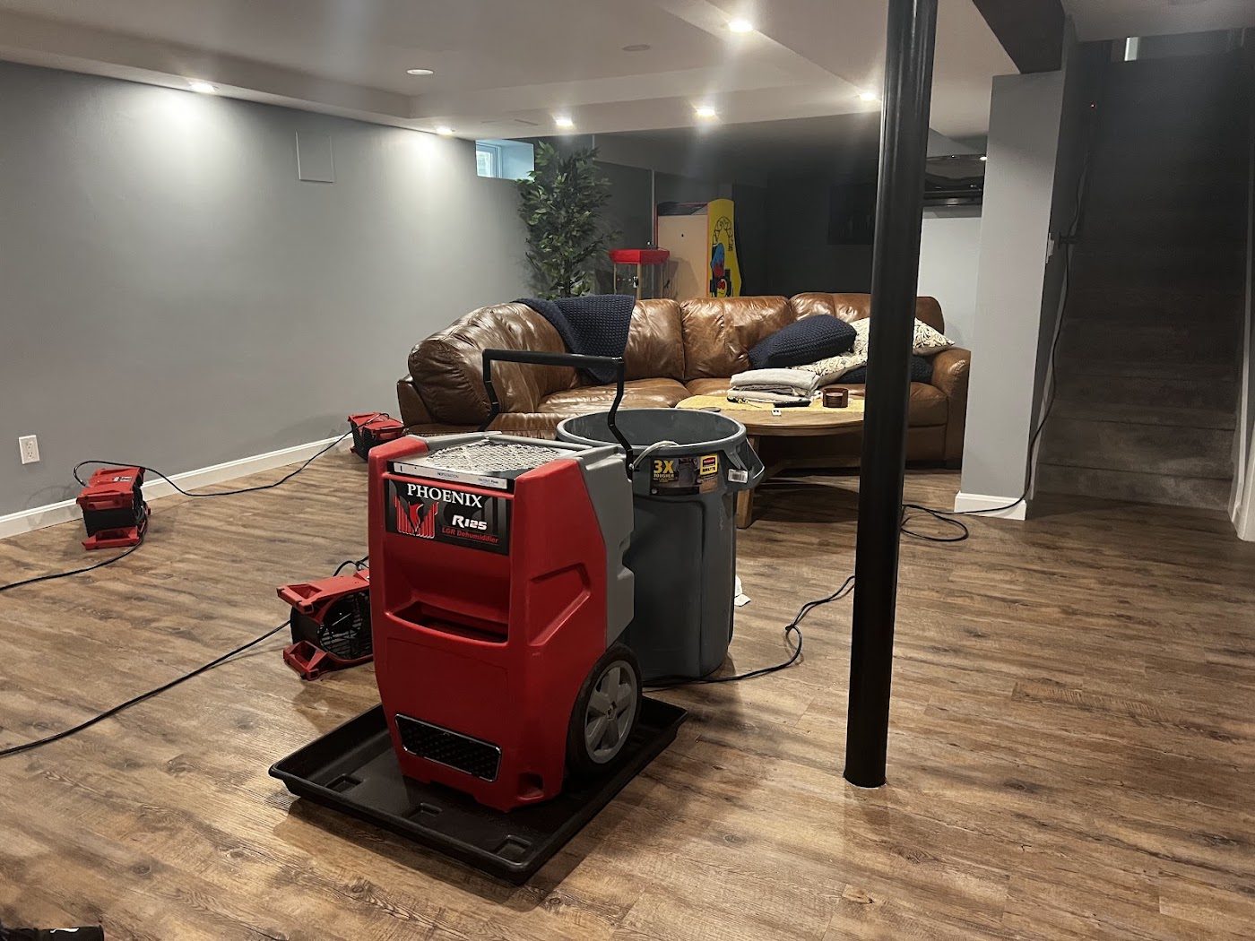 water damage restoration work by Initial Response Restoration in Warwick, RI (photo 5 of 5)