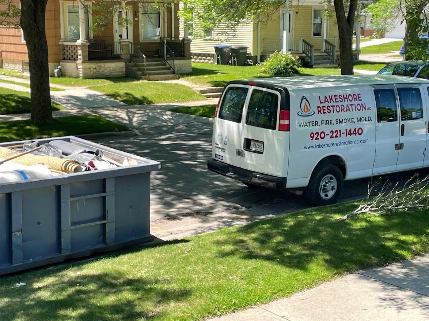 restoration work by Lakeshore Restoration LLC in Two Rivers, WI (photo 4 of 5)