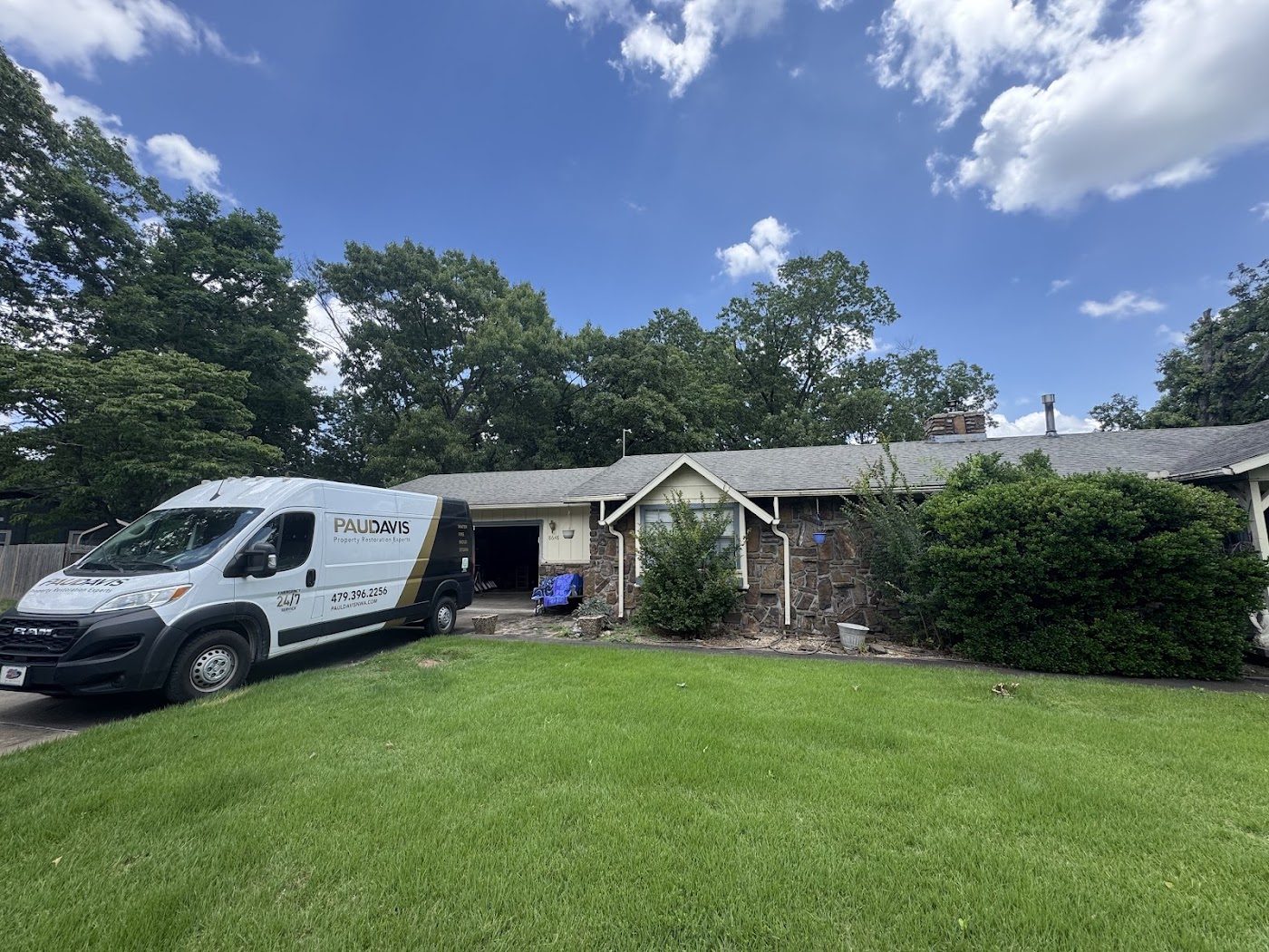 water damage restoration work by Paul Davis Restoration of Northwest Arkansas in Lowell, AR (photo 5 of 5)