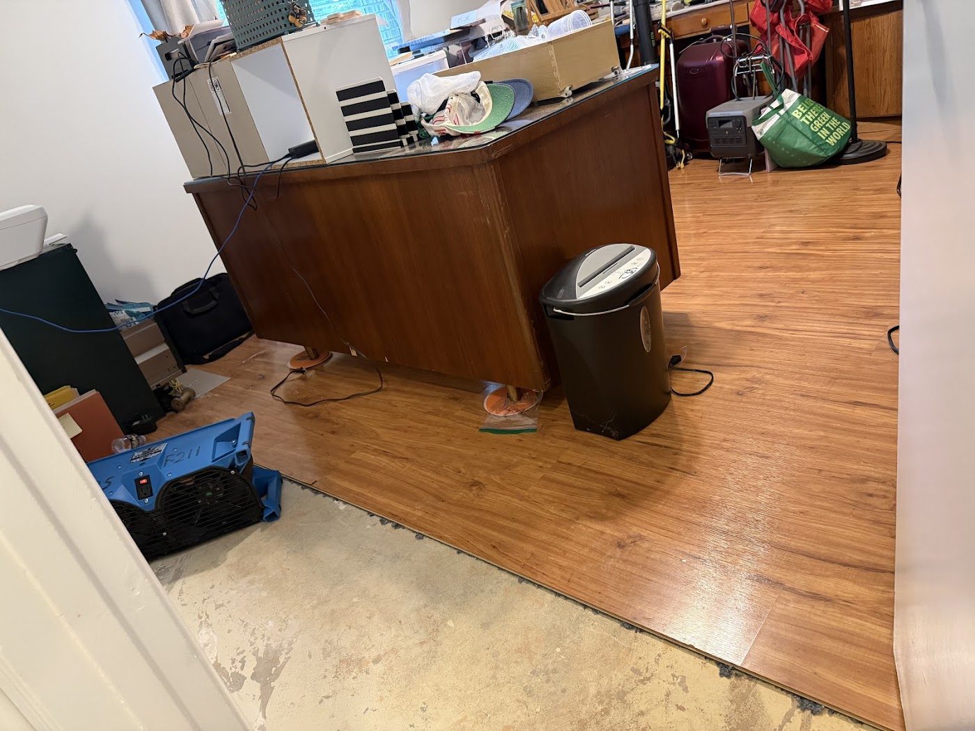 water damage restoration work by Professional Restoration Services in Apex, NC (photo 5 of 5)