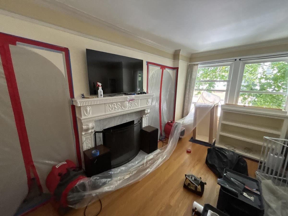 water damage restoration work by PuroClean of San Rafael in San Rafael, CA (photo 5 of 8)