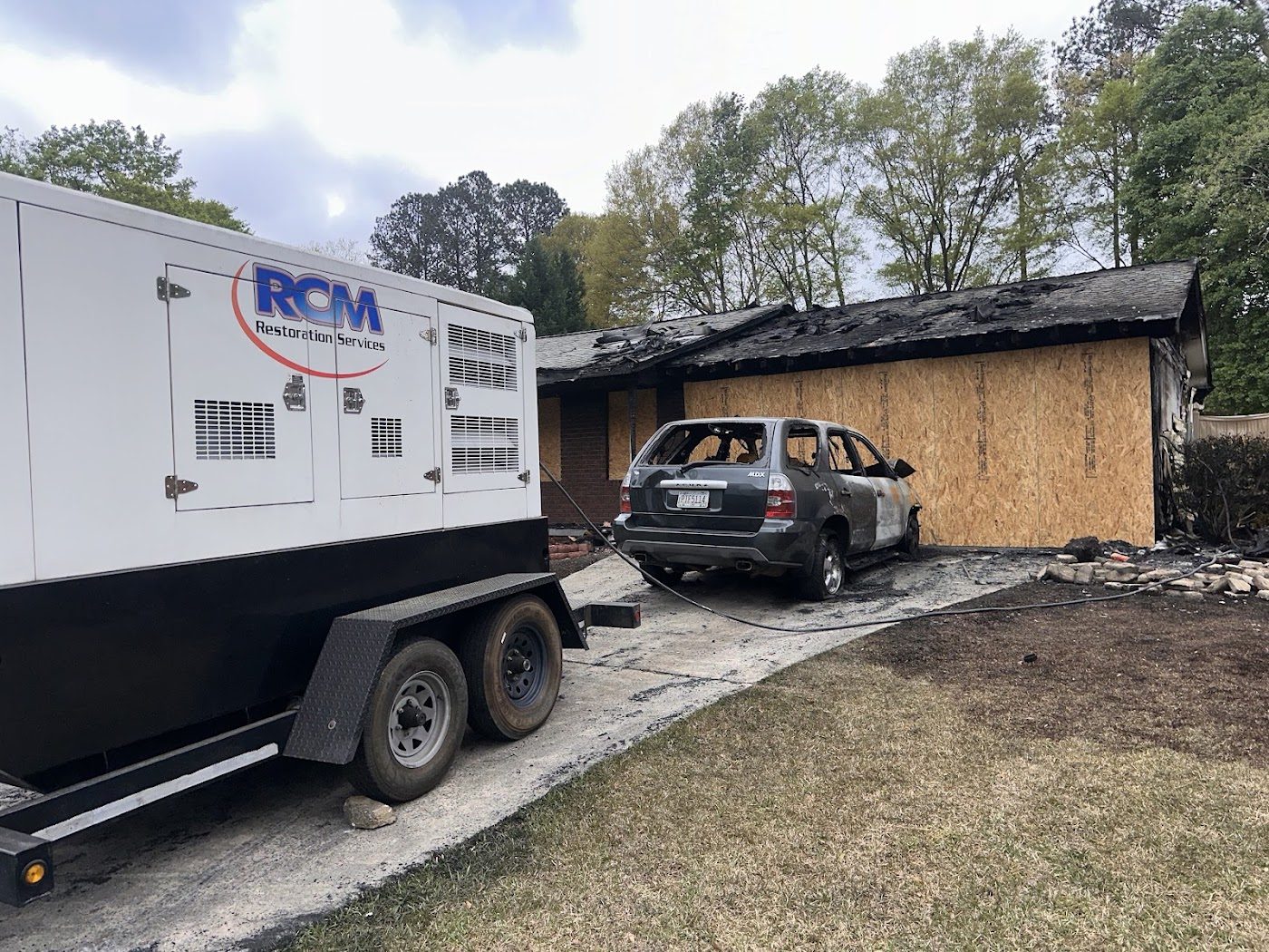water damage restoration work by RCM Restoration in Fayetteville, GA (photo 5 of 5)