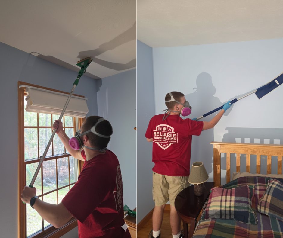 water damage restoration work by Reliable Remediation in Brooklyn, CT (photo 5 of 5)