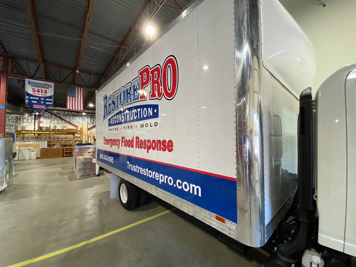water damage restoration work by RestorePro Reconstruction in Durham, NC (photo 5 of 5)