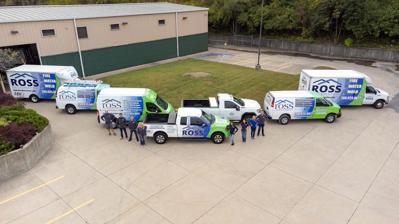 water damage restoration work by Ross Cleaning & Restoration Inc in Fort Wayne, IN (photo 5 of 5)