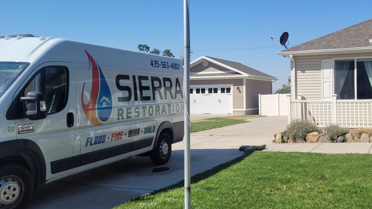 water damage restoration work by Sierra Restoration in Smithfield, UT (photo 5 of 5)
