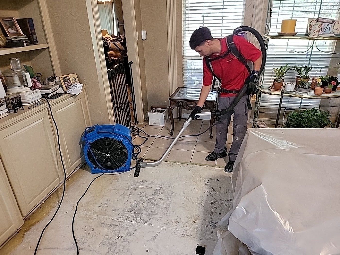 restoration work by STOP Restoration Services of Fort Worth TX in Crowley, TX (photo 2 of 5)